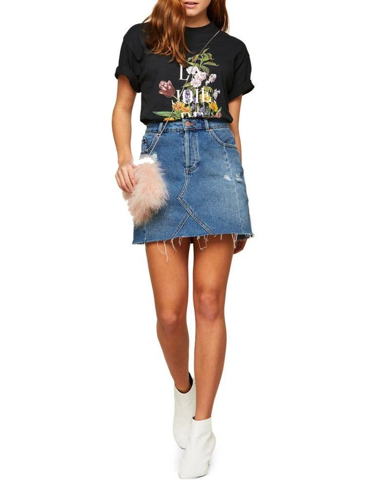 商品Miss Selfridge|Joie De Vie Tee 标语T恤,价格¥145,第4张图片详细描述