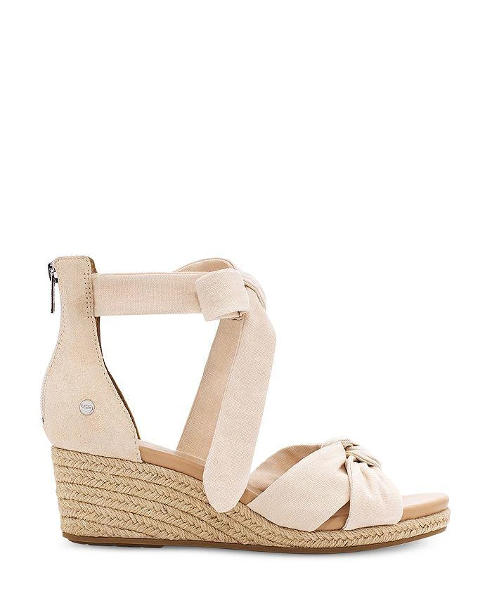 商品UGG|Women's Yarrow Ankle Tie Espadrille Wedge Sandals,价格¥739,第2张图片详细描述