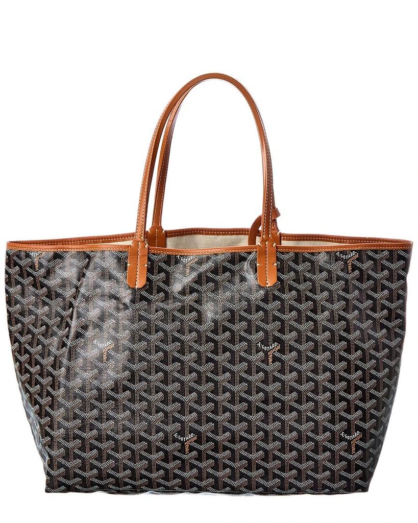 商品[二手商品] Goyard|Goyard Black Goyardine Canvas St. Louis PM (Authentic Pre-Owned),价格¥13904,第1张图片