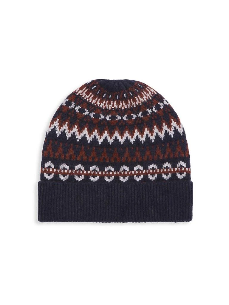 商品White + Warren|Cashmere Fair Isle Hat,价格¥414,第1张图片