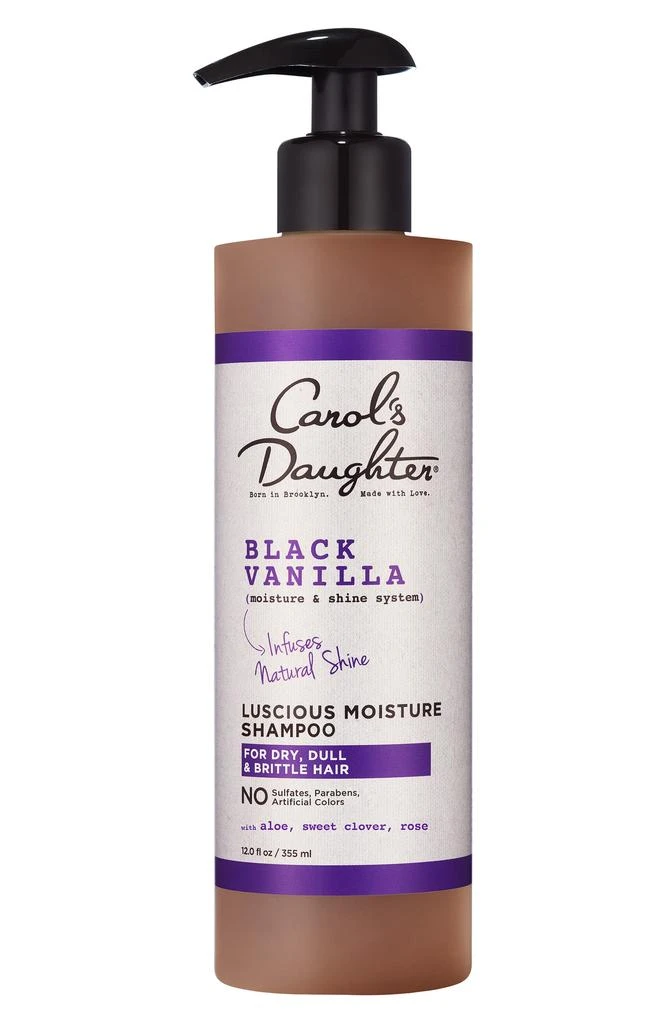 商品Carol's Daughter|Carols Daughter Black Vanilla Moisture & Shine Sulfate Free Shampoo - 12 Fl Oz,价格¥63,第1张图片