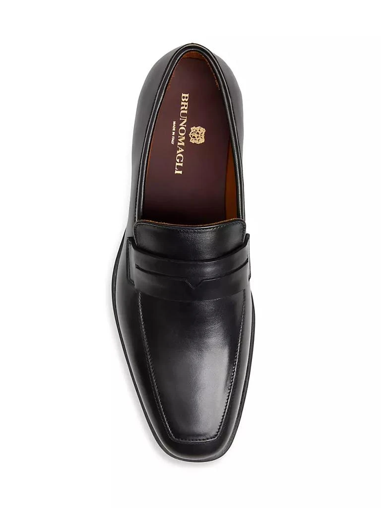 商品Bruno Magli|Raging Leather Penny Loafers,价格¥2963,第5张图片详细描述