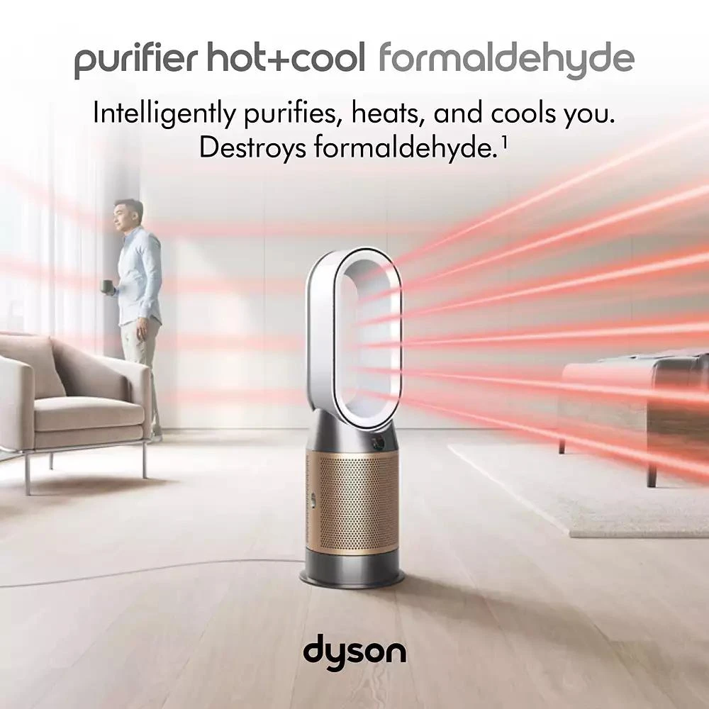 商品Dyson|Purifier Hot+Cool Formaldehyde HP09 | Nickel/Gold,价格¥6354,第2张图片详细描述