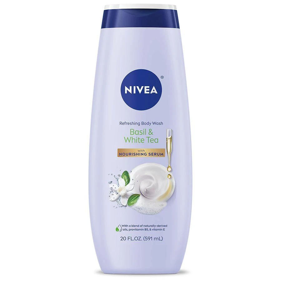 商品Nivea|Refreshing Body Wash with Nourishing Serum Basil and White Tea,价格¥52,第1张图片