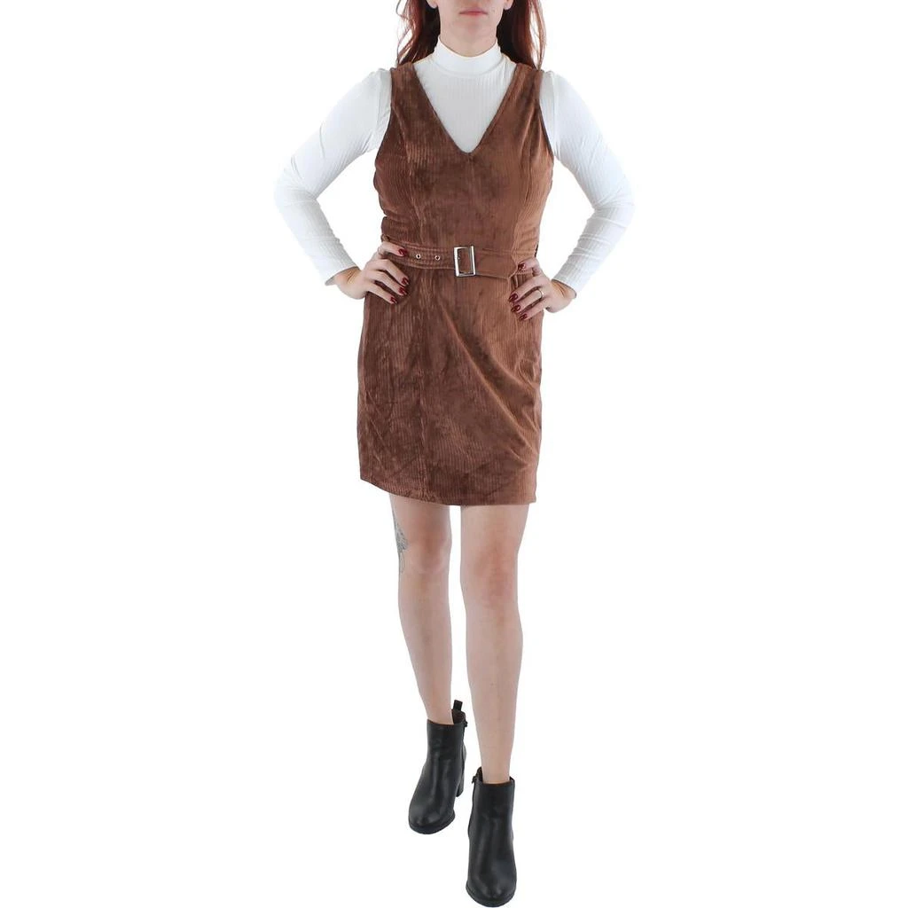 商品Planet Gold|Planet Gold Womens   2 PC Velour Shift Dress,价格¥111,第1张图片