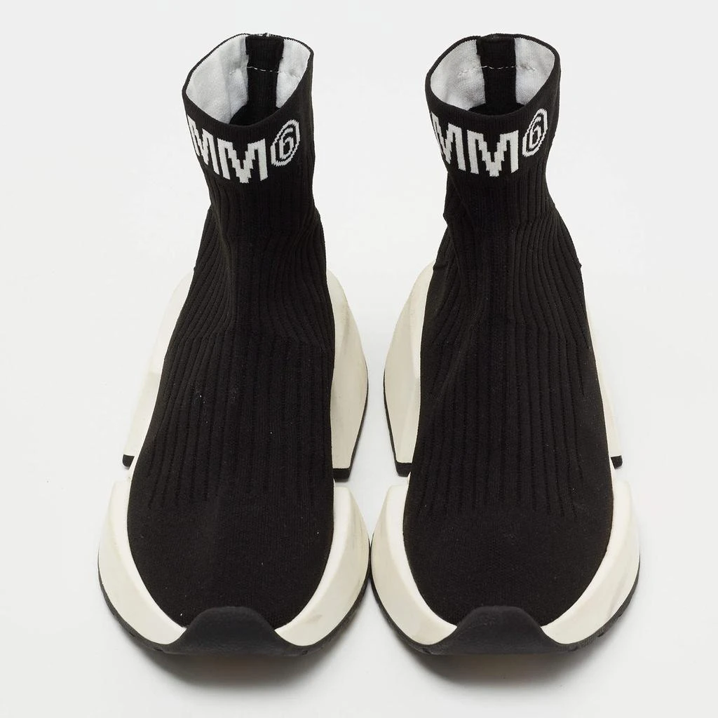 商品[二手商品] MAISON MARGIELA|Maison Martin Margiela Black Knit Fabric Sock High Top Sneakers Size 39,价格¥1048,第3张图片详细描述