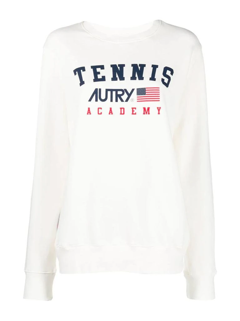 商品Autry|Autry Womens White Cotton Sweatshirt,价格¥1622,第1张图片