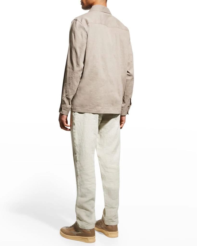 商品Theory|Men's Selk Linen-Blend Chore Jacket,价格¥754,第4张图片详细描述