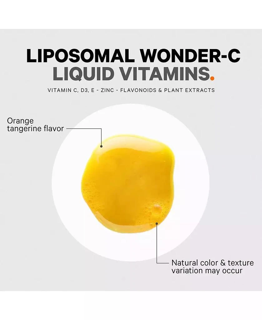 商品Codeage|Nanofood Wonder-C Liposomal Vitamin C Liquid Supplement - 16 fl oz,价格¥224,第4张图片详细描述