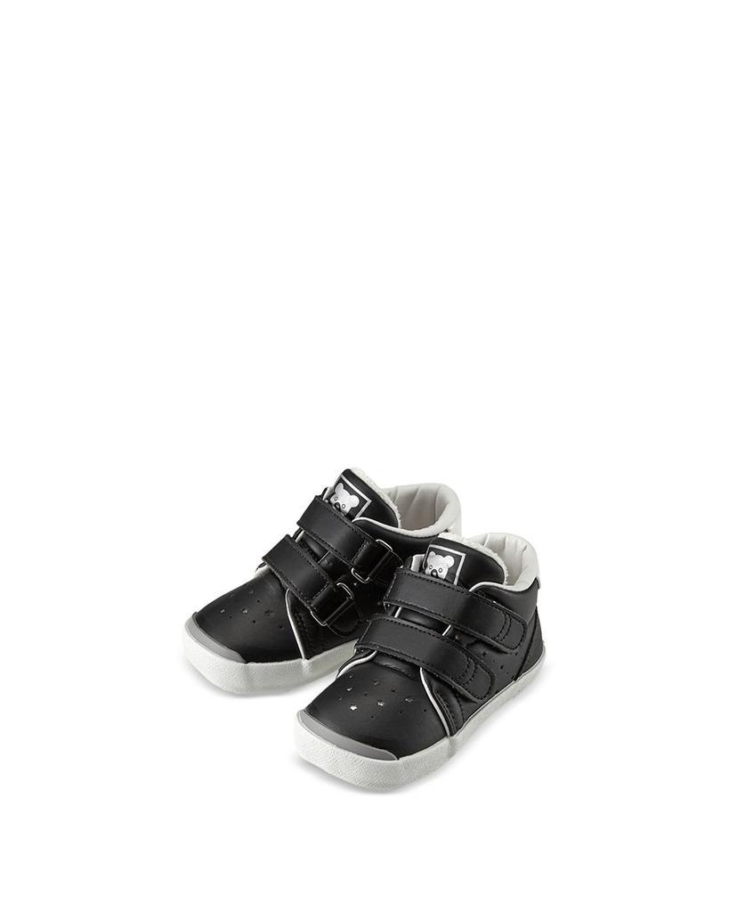 商品Miki House|Unisex Double B Soft Faux Leather Shoes - Walker, Toddler,价格¥1075,第1张图片
