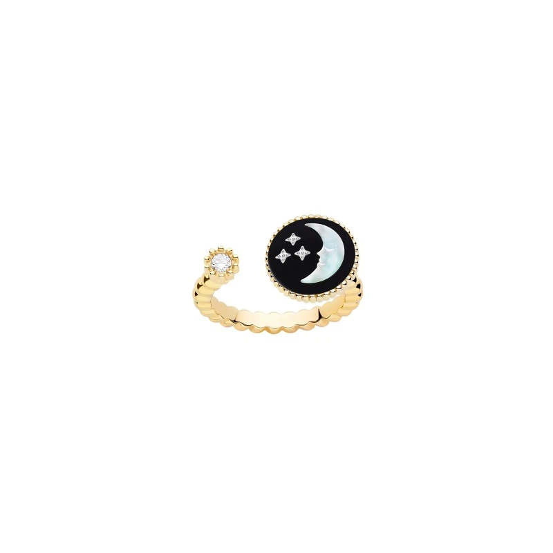 Dior 迪奥 女士黑色黄金戒指 商品