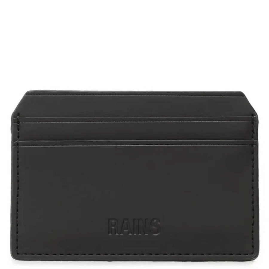 商品RAINS|Black Waterproof Pu Credit Card Holder,价格¥147,第1张图片