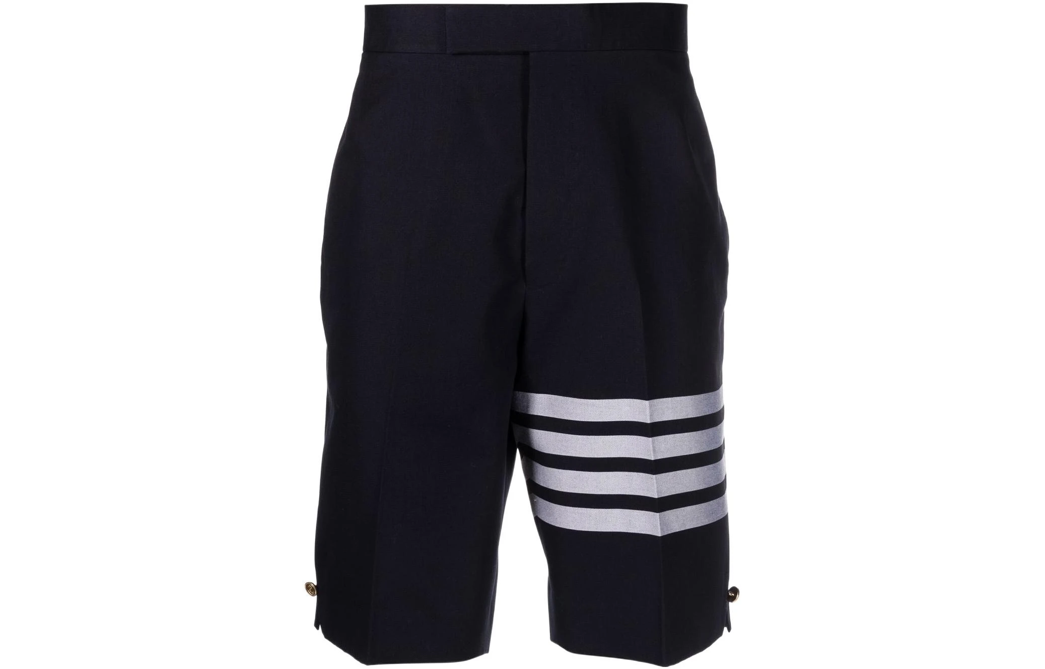 商品[国内直发] Thom Browne|SS22 印花四条纹直筒短裤 男款 蓝色,价格¥4349,第1张图片