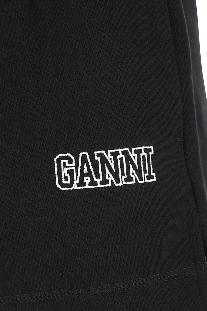 商品Ganni|Black cotton blend shorts,价格¥701,第4张图片详细描述