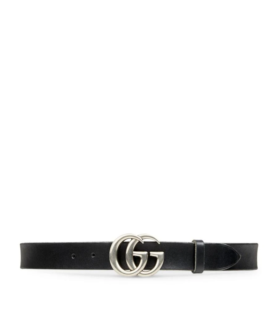 商品Gucci|Leather Double G Belt,价格¥3636,第1张图片
