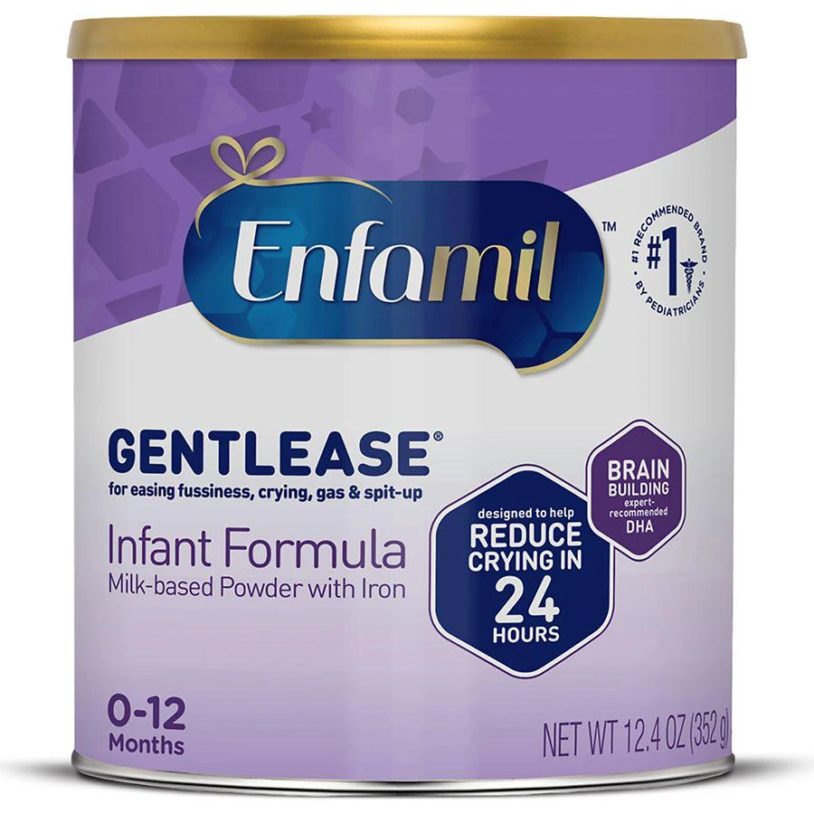 商品Enfamil|Gentlease 亲舒初生婴儿舒缓消化不适防胀气特配奶粉1段 352g,价格¥172,第1张图片