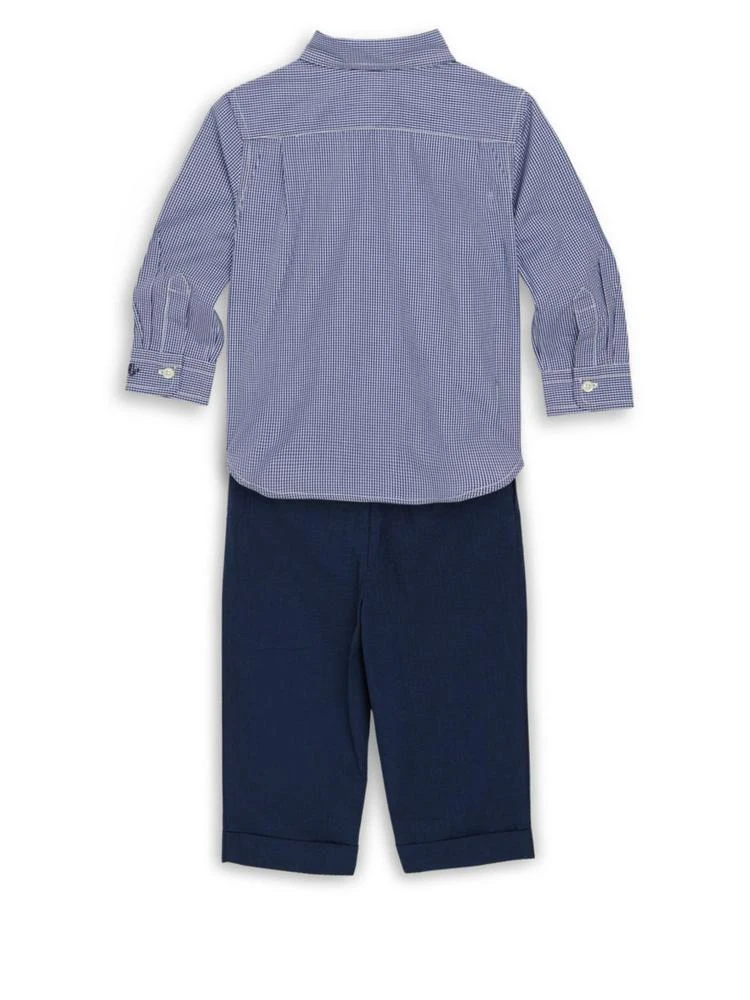 商品Ralph Lauren|Ralph Lauren - Baby's Oxford Shirt & Pants Set,价格¥466,第2张图片详细描述