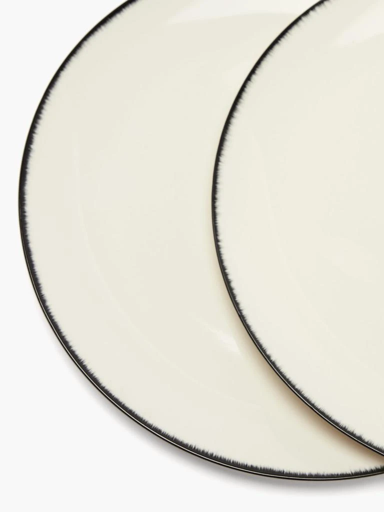 商品Serax|X Ann Demeulemeester set of two porcelain plates,价格¥573,第3张图片详细描述