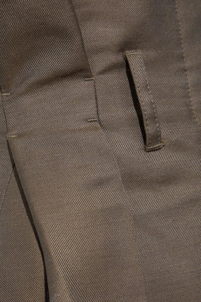 Pleated wool-blend twill wide-leg pants商品第4张图片规格展示