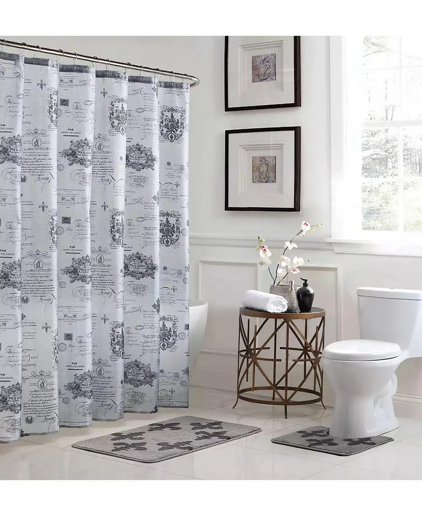 商品Bath Fusion|Fleur De Lis 15-Pc. Shower Curtain Set,价格¥218,第1张图片