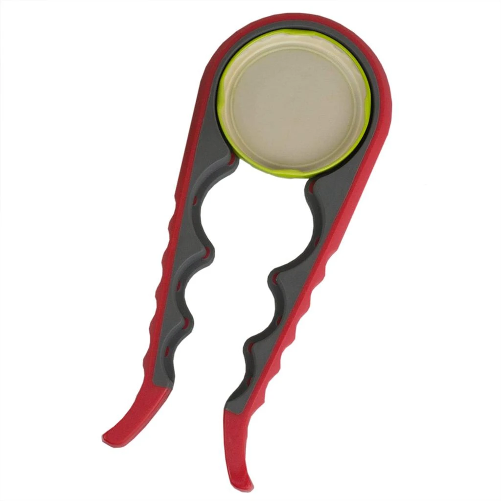 商品Home Basics|Home Basics Plastic Multi-Function Jar Opener, Red,价格¥103,第1张图片