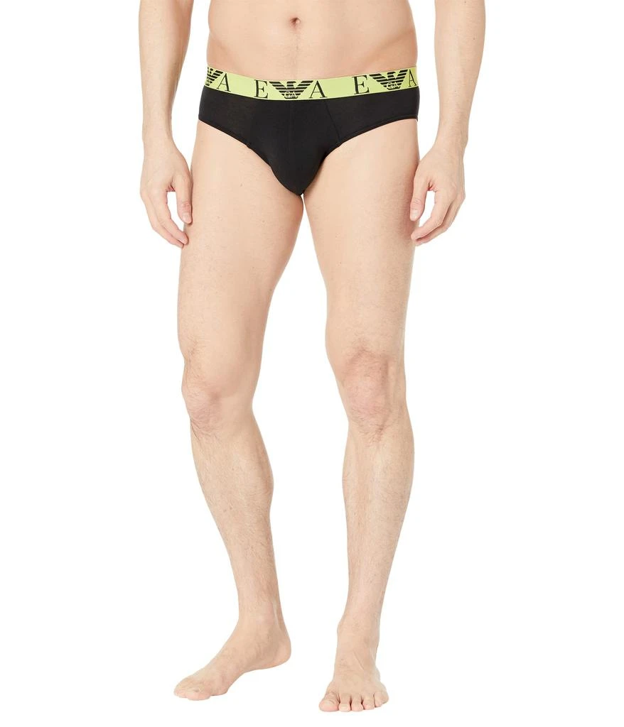 商品Emporio Armani|Bold Monogram 2-Pack Brief,价格¥231,第1张图片