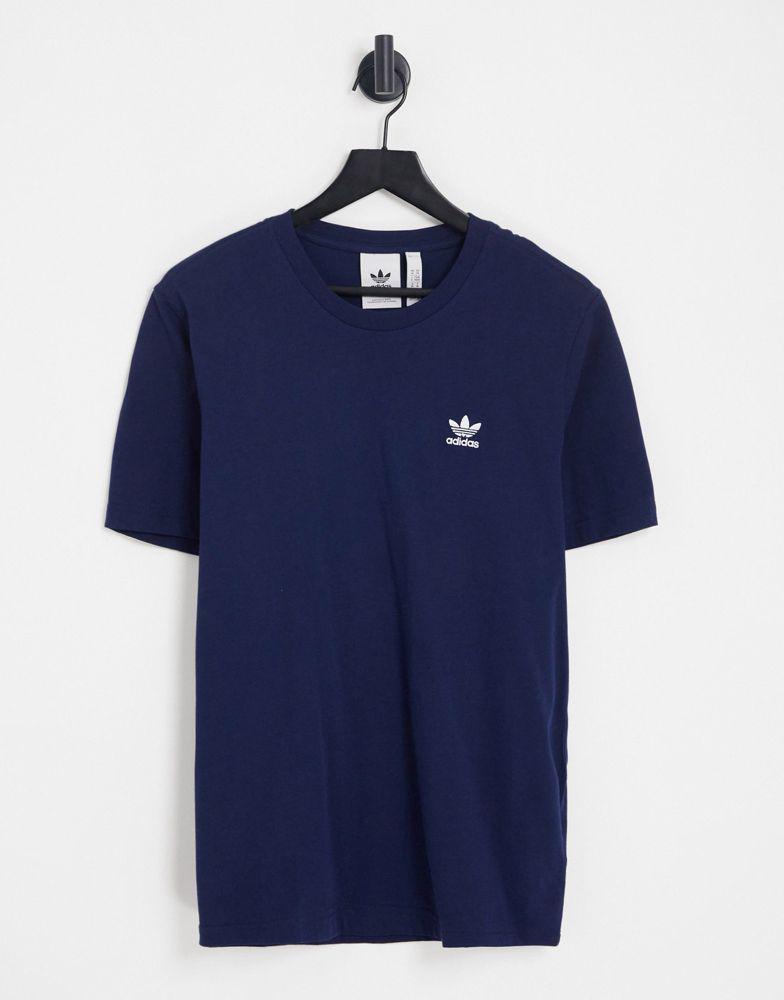 adidas Originals Trefoil Essentials logo t-shirt in navy商品第1张图片规格展示