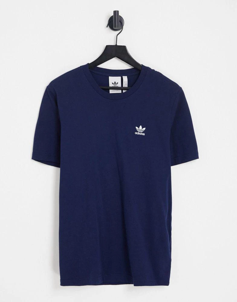 商品Adidas|adidas Originals Trefoil Essentials logo t-shirt in navy,价格¥154,第1张图片