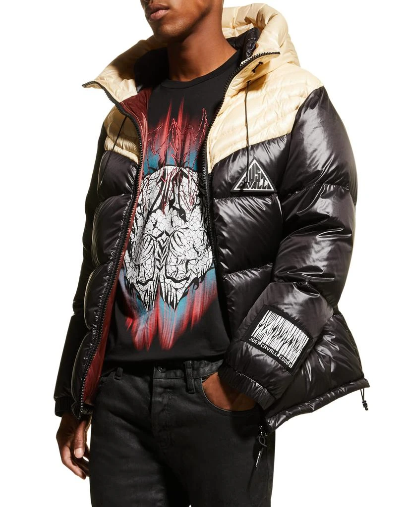 商品Just Cavalli|Men's Colorblock Puffer Jacket,价格¥4150,第1张图片