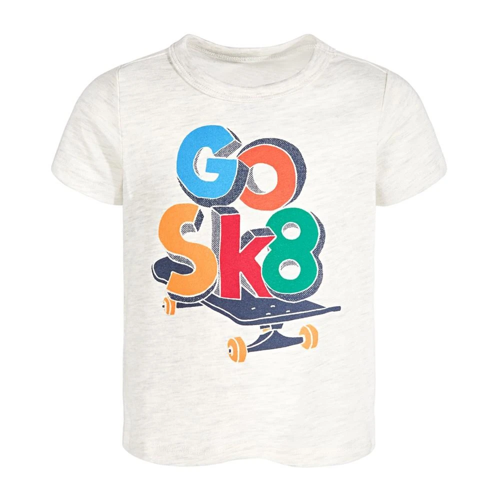 商品First Impressions|Baby Boys Go SK8 T-Shirt, Created for Macy's,价格¥30,第1张图片
