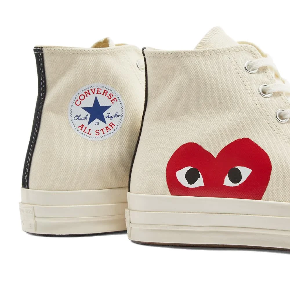 商品Comme des Garcons|Comme des Garcons Play x Converse Chuck Taylor 1970s Hi,价格¥1160,第4张图片详细描述