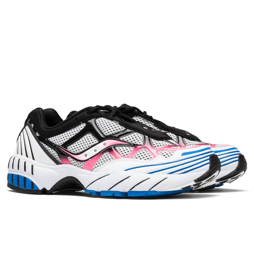 Saucony Grid Web - White/Pink/Blue商品第2张图片规格展示