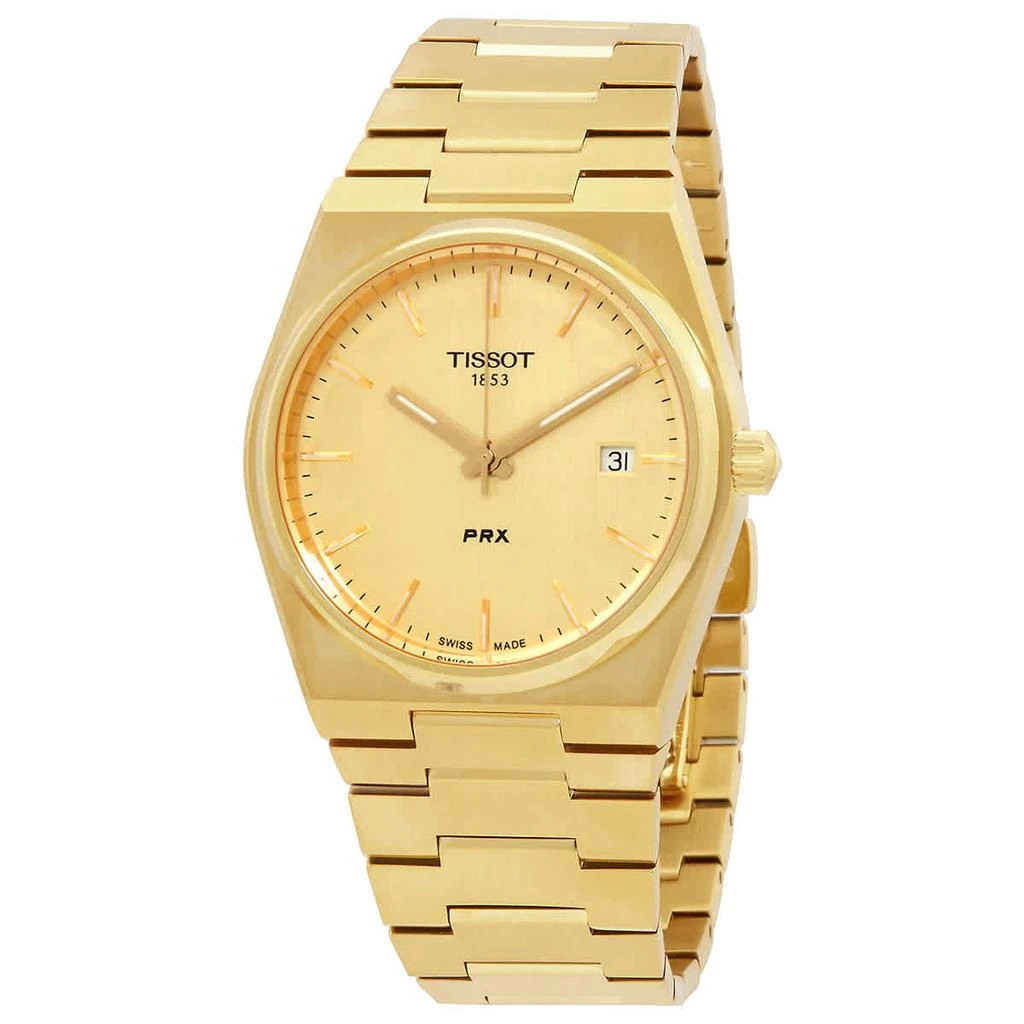 商品Tissot|PRX Quartz Champagne Dial Men's Watch T137.410.33.021.00,价格¥2922,第1张图片