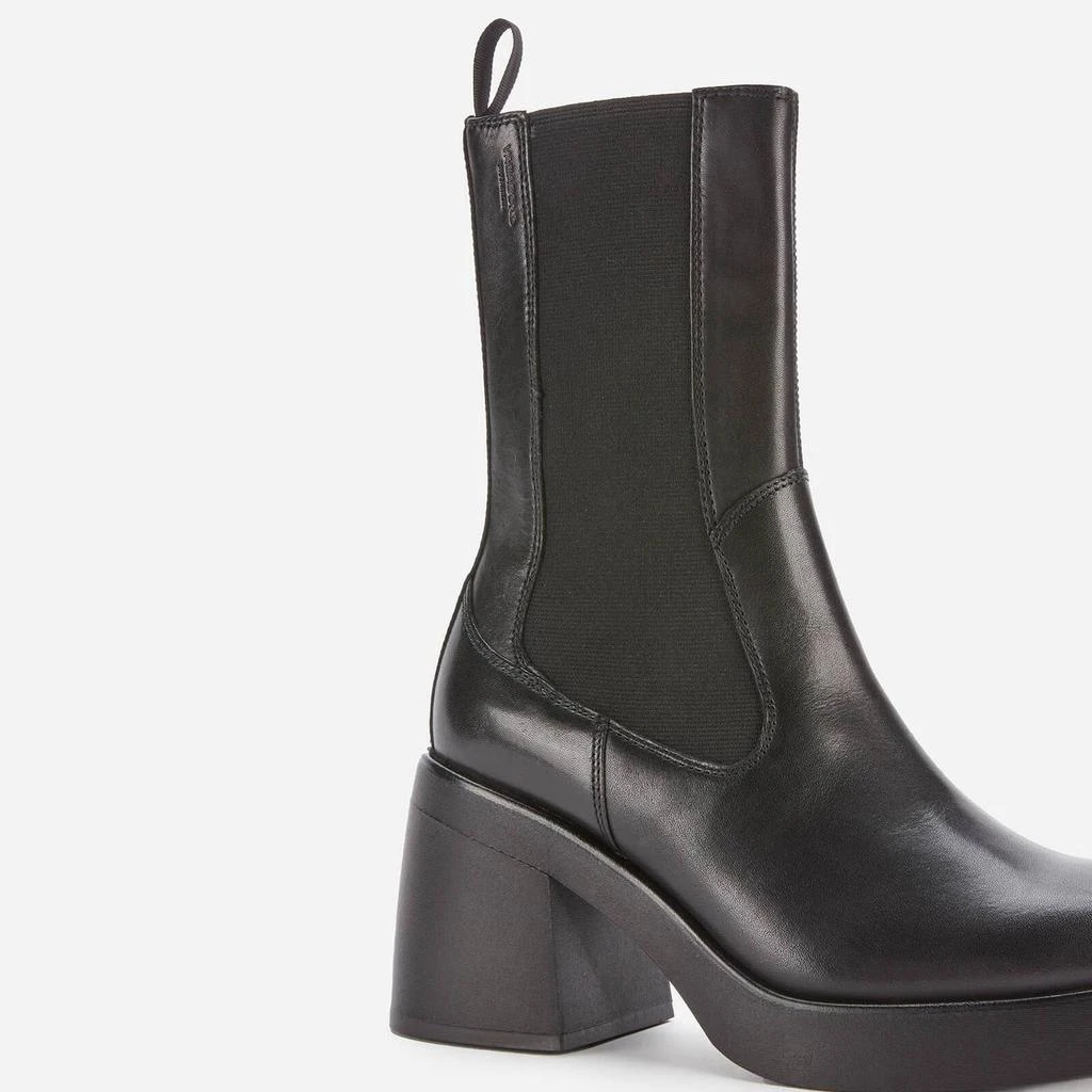 商品Vagabond|Vagabond Women's Brooke Leather Heeled Chelsea Boots - Black,价格¥904,第4张图片详细描述