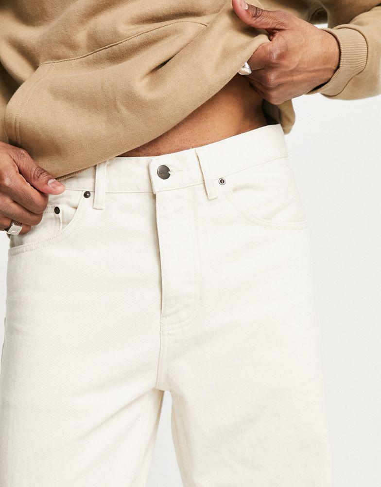 商品Carhartt|Carhartt WIP newel relaxed tapered jeans in off white stone wash,价格¥788,第6张图片详细描述