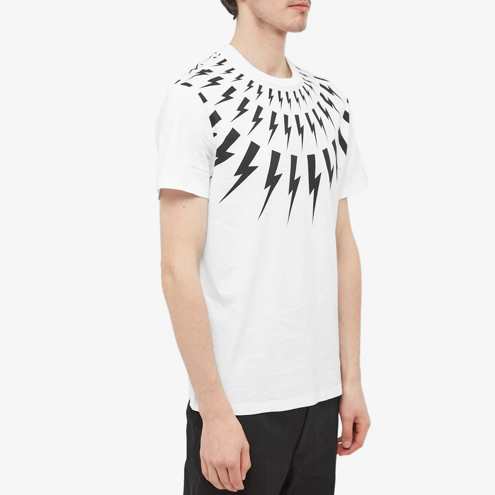 商品Neil Barrett|Neil Barrett Fairisle Thunderbolt Tee,价格¥791,第2张图片详细描述