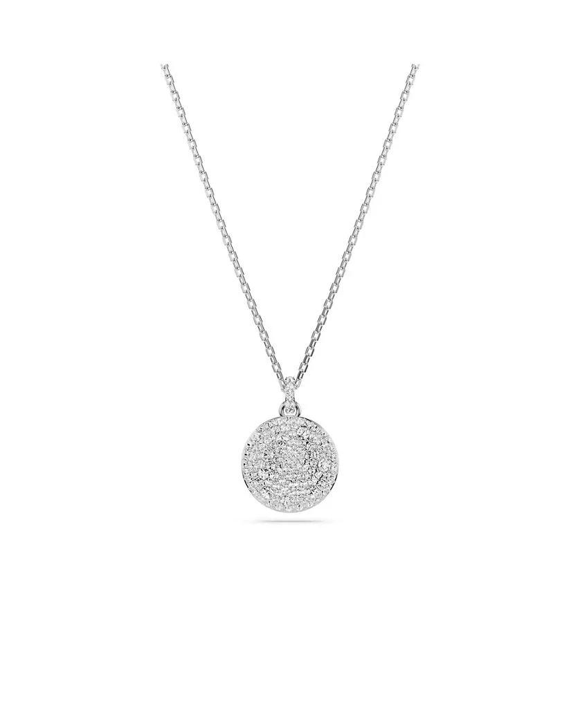 商品Swarovski|White, Rhodium Plated or Rose-Gold Tone or Gold-Tone Meteora Layered Pendant Necklace,价格¥1021,第3张图片详细描述