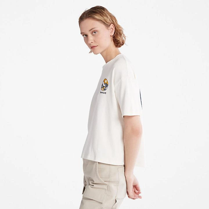 商品Timberland|TimberFresh™ Graphic T-Shirt for Women in White,价格¥258,第4张图片详细描述