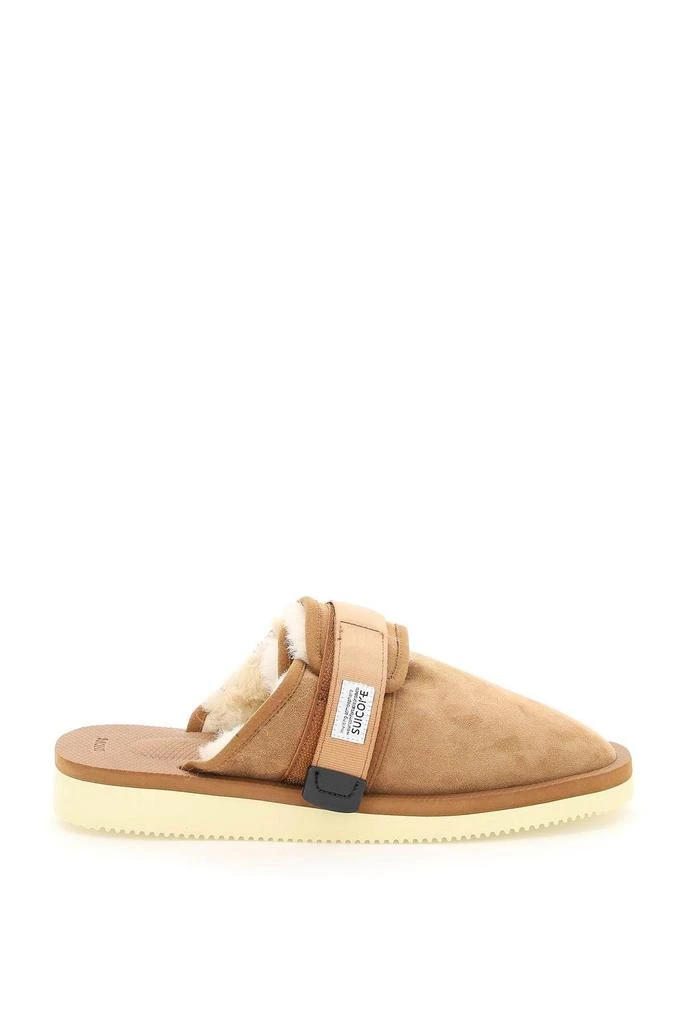 商品Suicoke|'ZAVO' SUEDE SABOT WITH SHEARLING,价格¥719,第1张图片