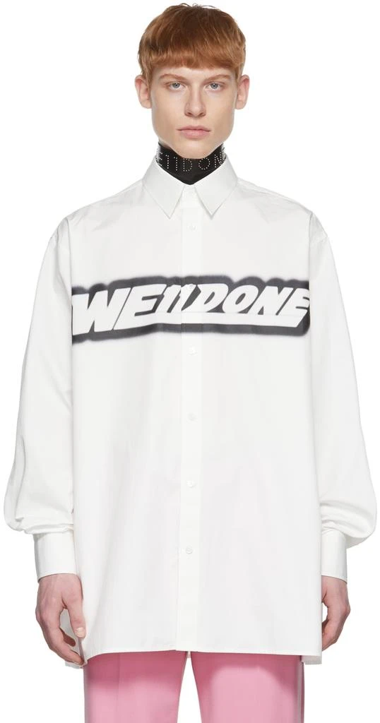 商品We11done|White Cotton Shirt,价格¥1481,第1张图片