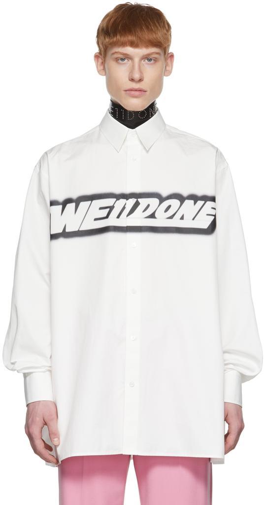 商品We11done|White Cotton Shirt,价格¥1362,第1张图片