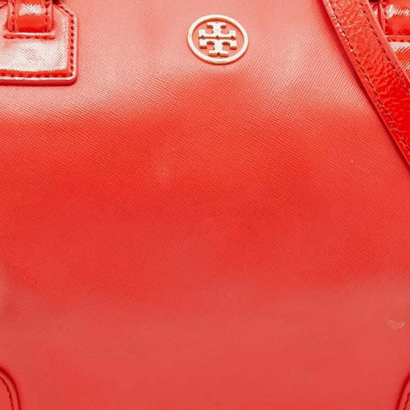 商品[二手商品] Tory Burch|Tory Burch Orange Leather Robinson Middy Satchel,价格¥1007,第5张图片详细描述