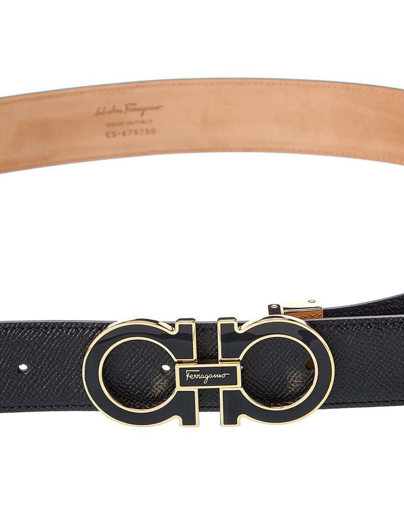 商品Salvatore Ferragamo|Salvatore Ferragamo Gancini Adjustable Leather Belt,价格¥2927,第4张图片详细描述