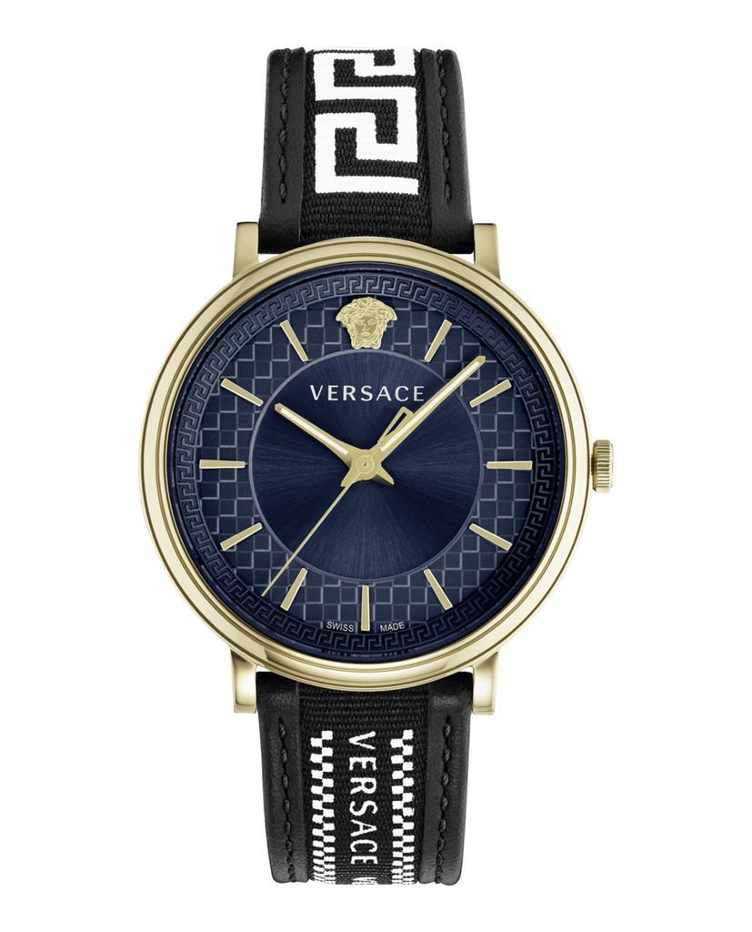 商品Versace|V-Circle Strap Watch,价格¥2427,第1张图片