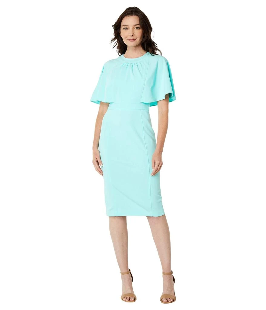 商品Calvin Klein|Midi Dress with Flutter Sleeve,价格¥792,第1张图片