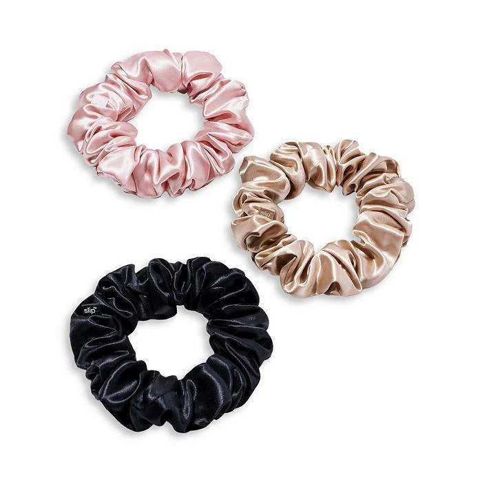 Pure Silk 3-Pack Large Scrunchies 商品