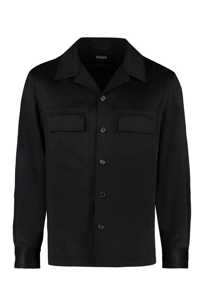 商品Zegna|Ermenegildo Zegna Button-Up Overshirt,价格¥13843,第1张图片