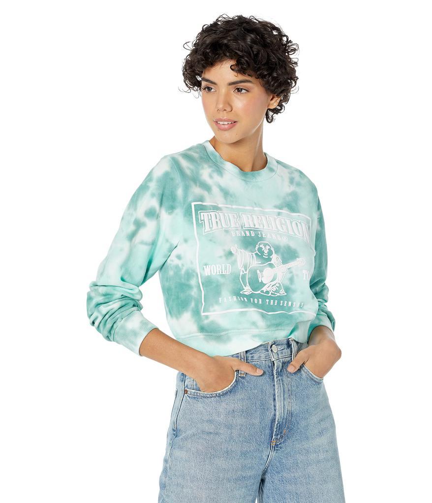 商品True Religion|Tie-Dye Buddha Logo Sweatshirt,价格¥398,第1张图片