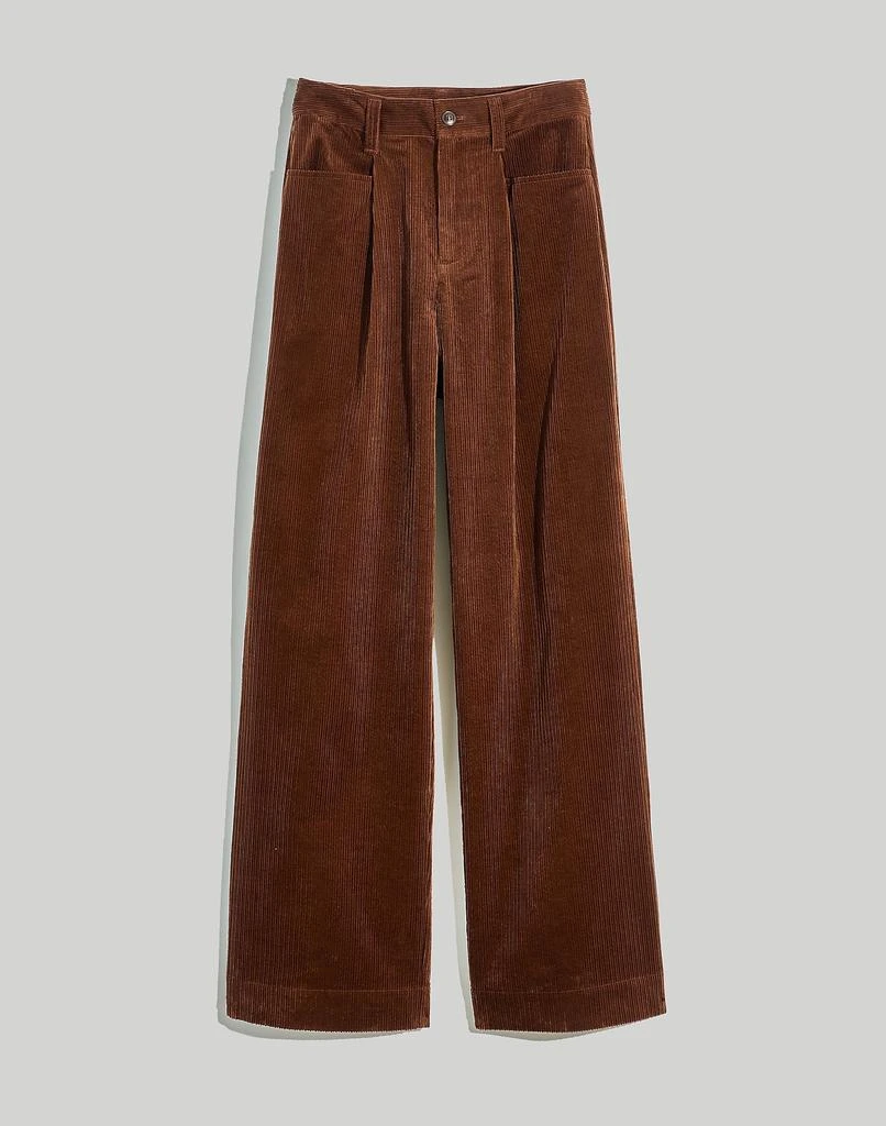 商品Madewell|Corduroy Pleated Wide-Leg Pants,价格¥802,第5张图片详细描述