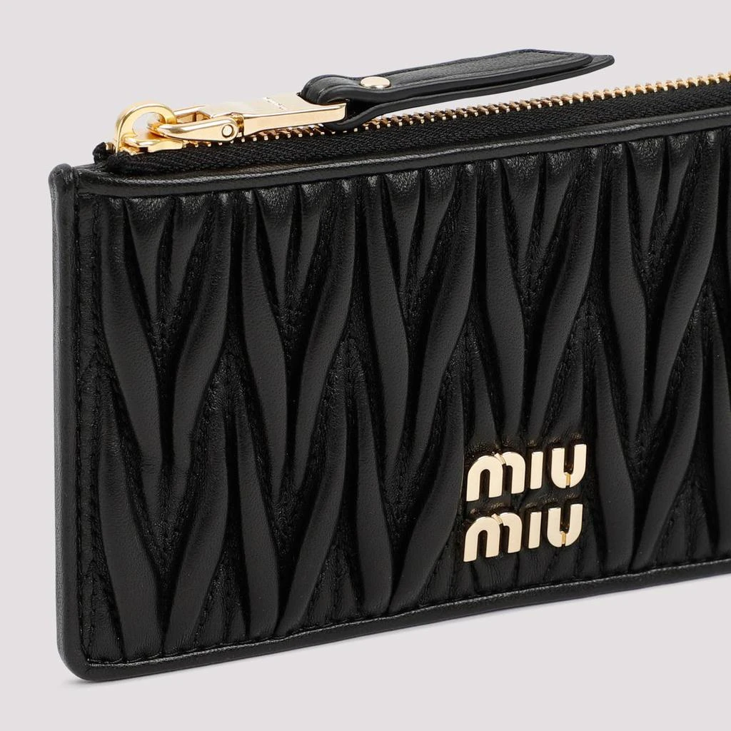 商品Miu Miu|MIU MIU  MATELASSÉ LEATHER POUCH SMALLLEATHERGOODS,价格¥2487,第3张图片详细描述